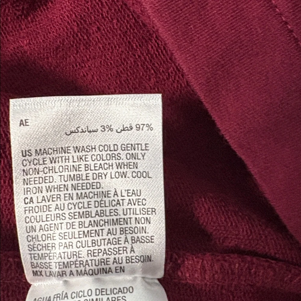 Women’s Karen Scott Sport Maroon Zip-Up Hoodie 0X - Picture 9 of 9